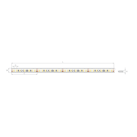 Kluś Taśma LED KWP-5K50-0450-24, 5000K, 349 lm/m, 4.5 W/m, IP65