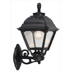 Kinkiet ogrodowy Oprawa BISSO/CEFA czarny X E27