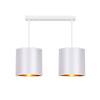 Lampa wisząca biała listwa 2xE27 Atlanta 32-00644