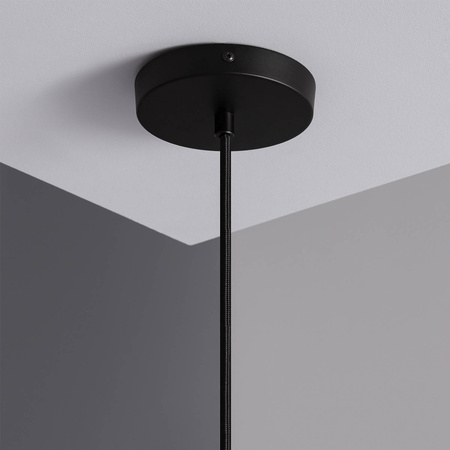 Naturalna lampa wisząca E27 Boho Huela