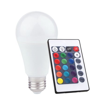 Inteligentna żarówka LED E27 A60 10W Smart RGBW + Pilot