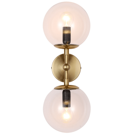 Light prestige Dorado kinkiet 2 złoty Transp. LP-002/2W Transp.