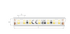 Taśma LED hermetyczna KWP-5K50-0450-24 dzienna 5000K ultracienka 7mm 4,5W/m 24V