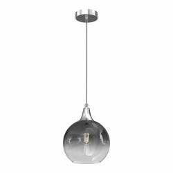 Lampa wisząca kula szklana Monte Silver fi 200 1xE27
