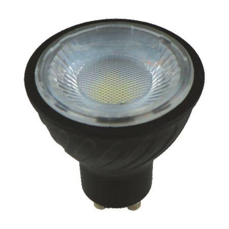 Żarówka LED GU10 6W zimna 6000K czarna