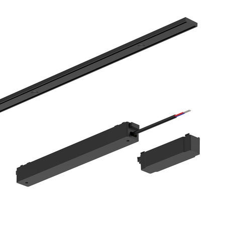 Slim Magnetic Track Czarny Zasilacz 100W 48V