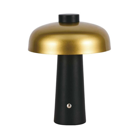 Lampka Biurkowa Nocna V-TAC 3W LED 24cm Ładowanie USB Ściemnianie Złota 