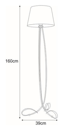 Lampa podłogowa K-4084 z serii SOFIA