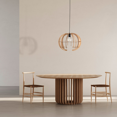 Lampa wisząca VENUS Wood 1xE27 M