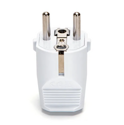 Wtyczka prądowa typu niemieckiego 16A biała