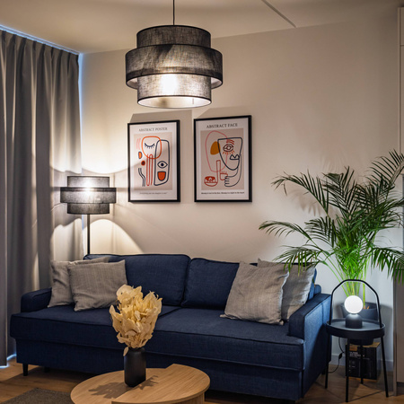 Lampa podłogowa CALISTO Black E27