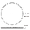 Plafon Pryzma 2 x LED CCT czarny LP-1707/1C-38 BK