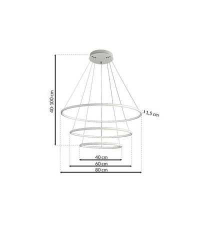 Lampa liniowa Led podtynkowa 10W 3000K biała JDL-5T