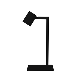 Lampa biurkowa Snow 1xGU10 czarna