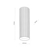 Lampa sufitowa TUNE White 1xGU10 M