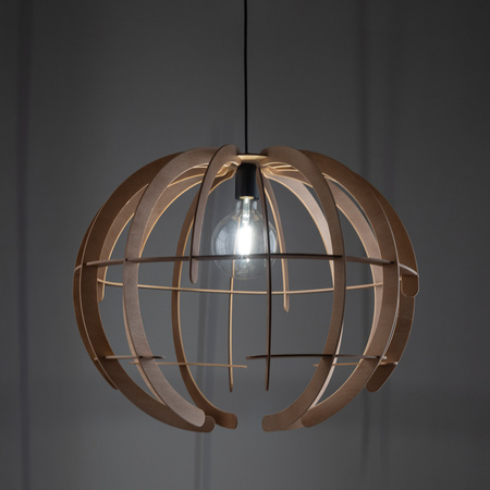 Lampa wisząca VENUS Wood 1xE27 L