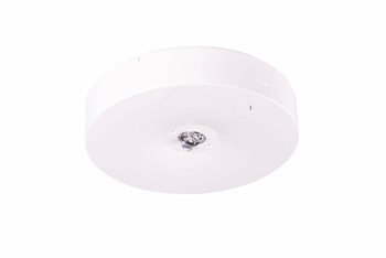 Oprawa sieciowo-awaryjna natynkowa Starlet Round LED SCH 250 SA 3H AT IP20 / soczewka korytarzowa do pomieszczeń wysokich / 91366