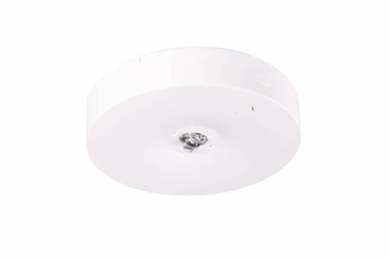 Oprawa sieciowo-awaryjna natynkowa Starlet Round LED SCH 250 SA 2H CT IP20 / soczewka korytarzowa do pomieszczeń wysokich / 91470