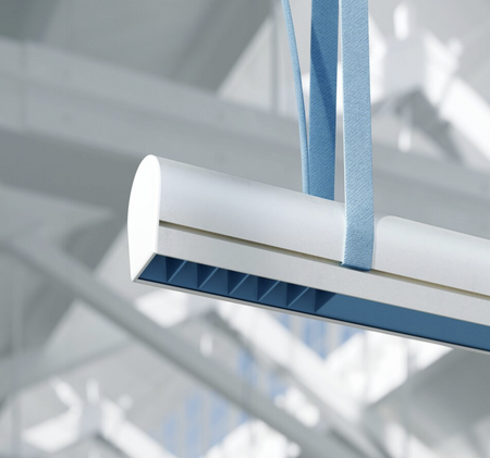 Kluś Lampa wisząca LED Tulip TU BEAM ZW L=2811mm, DOT/Blenda, 25W, 3000K, DALI, COASTAL