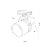 Tk Lighting TRACER WHITE 1 TL-006 COB 10W