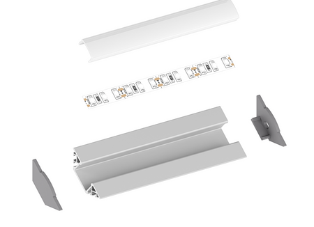 LED P7-1 Profil kątowy 1000 mm anod (nr kat 867101)