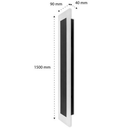 Kinkiet ogrodowy Oprawa Elewacyjna Durango 45W LED 150cm