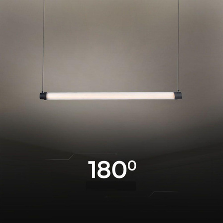 Oprawa Zwieszana V-TAC 10W LED Czarna 100cm VT-7992 3000K 1300lm