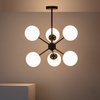 Nowoczesna lampa wisząca metalowa szklane kule Balts Big
