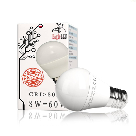 Żarówka LED kulka E27 8W 2900K Ciepła