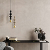 Tk Lighting TOWER BLACK lampa wisząca 1XE27
