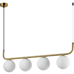 Light prestige Alisa wisząca 4 linia złota LP-005/4L GD