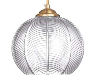 Lampa wisząca szklana kula JOY klosz przezroczysty