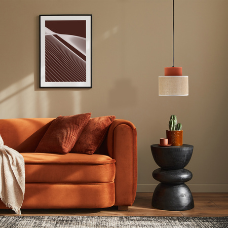 Lampa wisząca Duo JUTA Brown E27