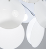 Lampa wisząca Clio 3xE27 Chrom i biały