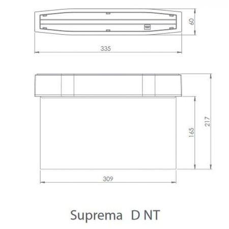 Oprawa awaryjna natynkowa LED D-std SA 3H IP54 AT Zwieszana