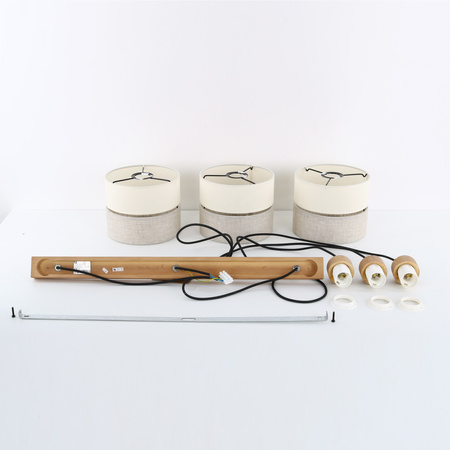 Lampa wisząca ECO 3xE27 listwa