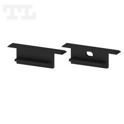 Komplet zaślepek bocznych czarnych P11-2 do osłonki C5 (1 szt. z otworem, 1 szt bez otworu) (nr kat 7711203)