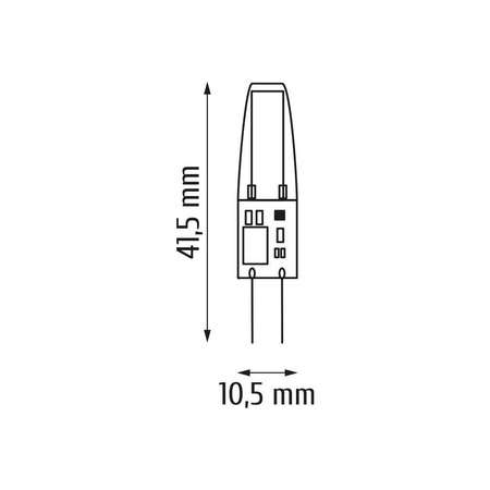 Żarówka LED G4 12V 1,4W ciepła 3000K