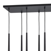 Tk Lighting PIANO BLACK lampa wisząca 6xG9