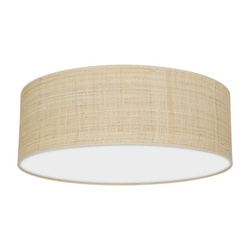 Lampa sufitowa MARSHALL WHITE / RATTAN 3xE27