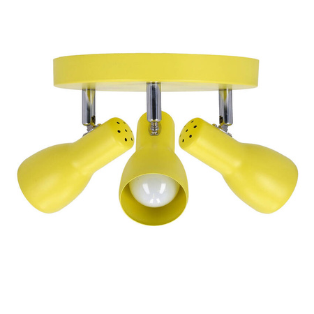 Lampa sufitowa plafon musztardowy regulowany 3xE14 Picardo 98-52414