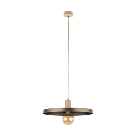 Tk Lighting SILA SABIA BROWN lampa wisząca 1XE27 400