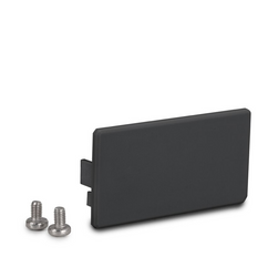 Zaślepka końcowa do profilu LIPOD-50 czarna KLUŚ