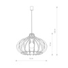 Nowodvorski Lampa wisząca IKA D 