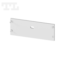 Zaślepka aluminiowa srebrna P27-2, P27-3, P27-7, GK27-7 z otworem (wkręty w komplecie) (nr kat 7727211)
