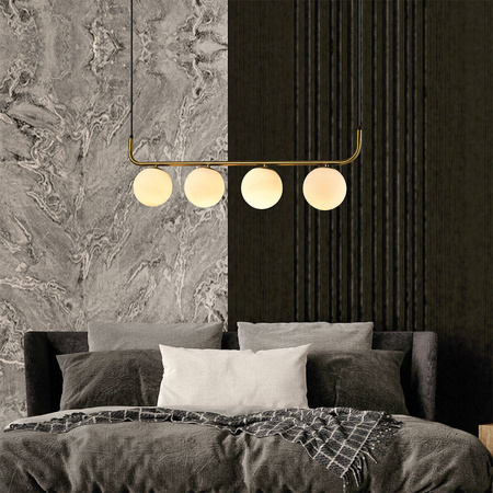 Light prestige Alisa wisząca 4 linia złota LP-005/4L GD