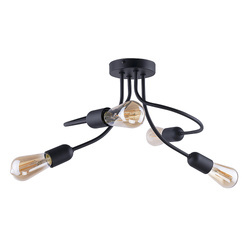 Lampa sufitowa FADO Black 4xE27