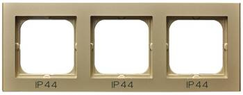 Ramka potrójna do łączników IP-44 Sonata Ospel