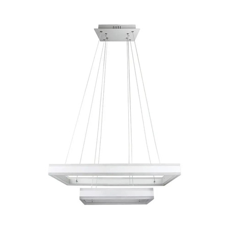 Oprawa Zwieszana LED V-TAC 100W Soft Light Chandelier Ściemnianie Biały VT-101-2D 3000K 6300lm 3 Lata Gwarancji