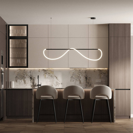 Light prestige Meleca wisząca M czarna CCT LP-2345/1P M BK